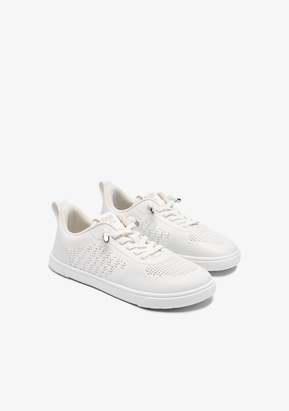 White Embroidery Barefoot Goflex Sneakers