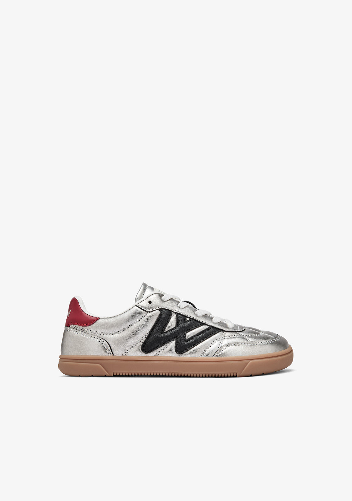 B&W ZAPATOS / SNEAKERS / TENNIS SNEAKERS GOFLEX STITCHED SILVER