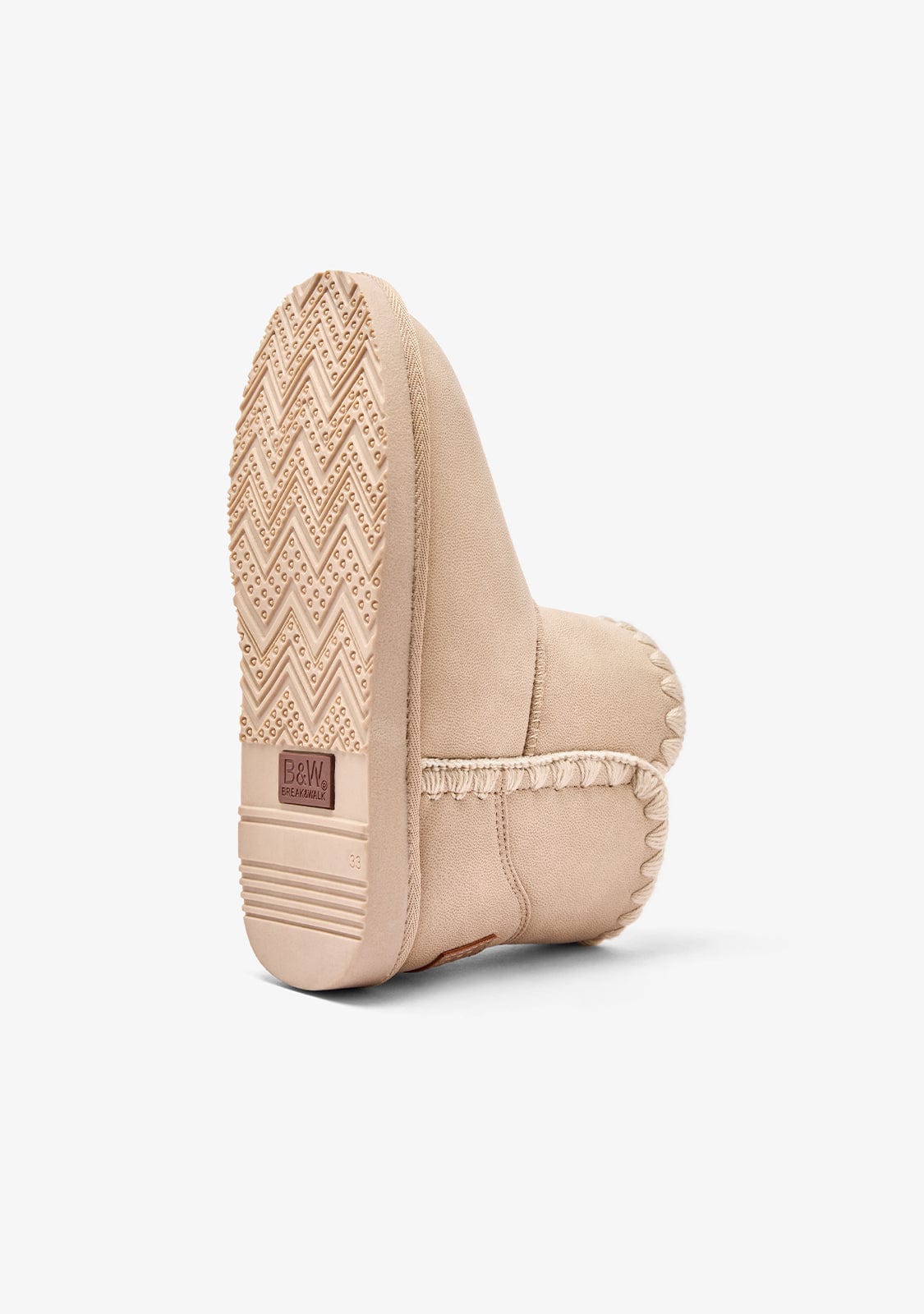 Beige Crochet Australian Boots