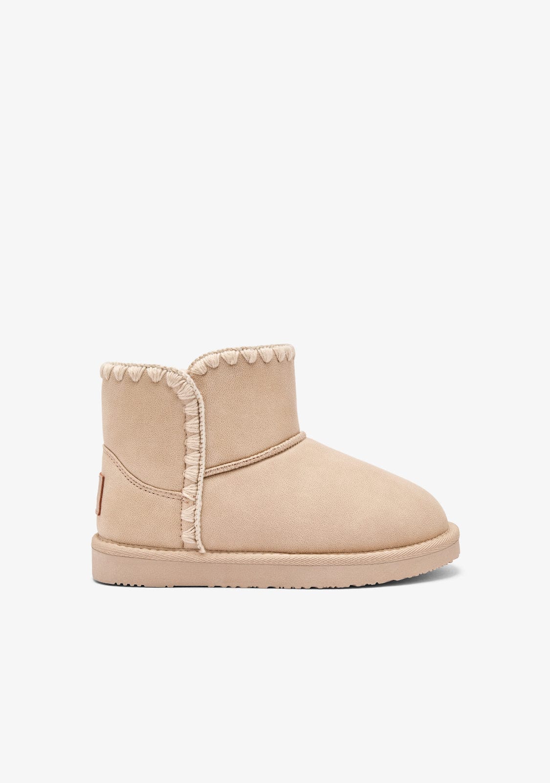 Beige Crochet Australian Boots