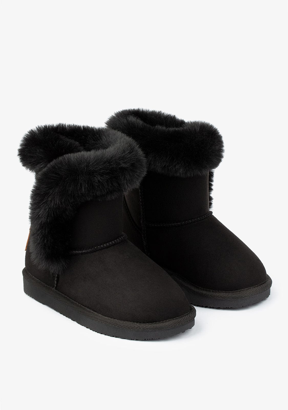 Black Fur Australian Boots