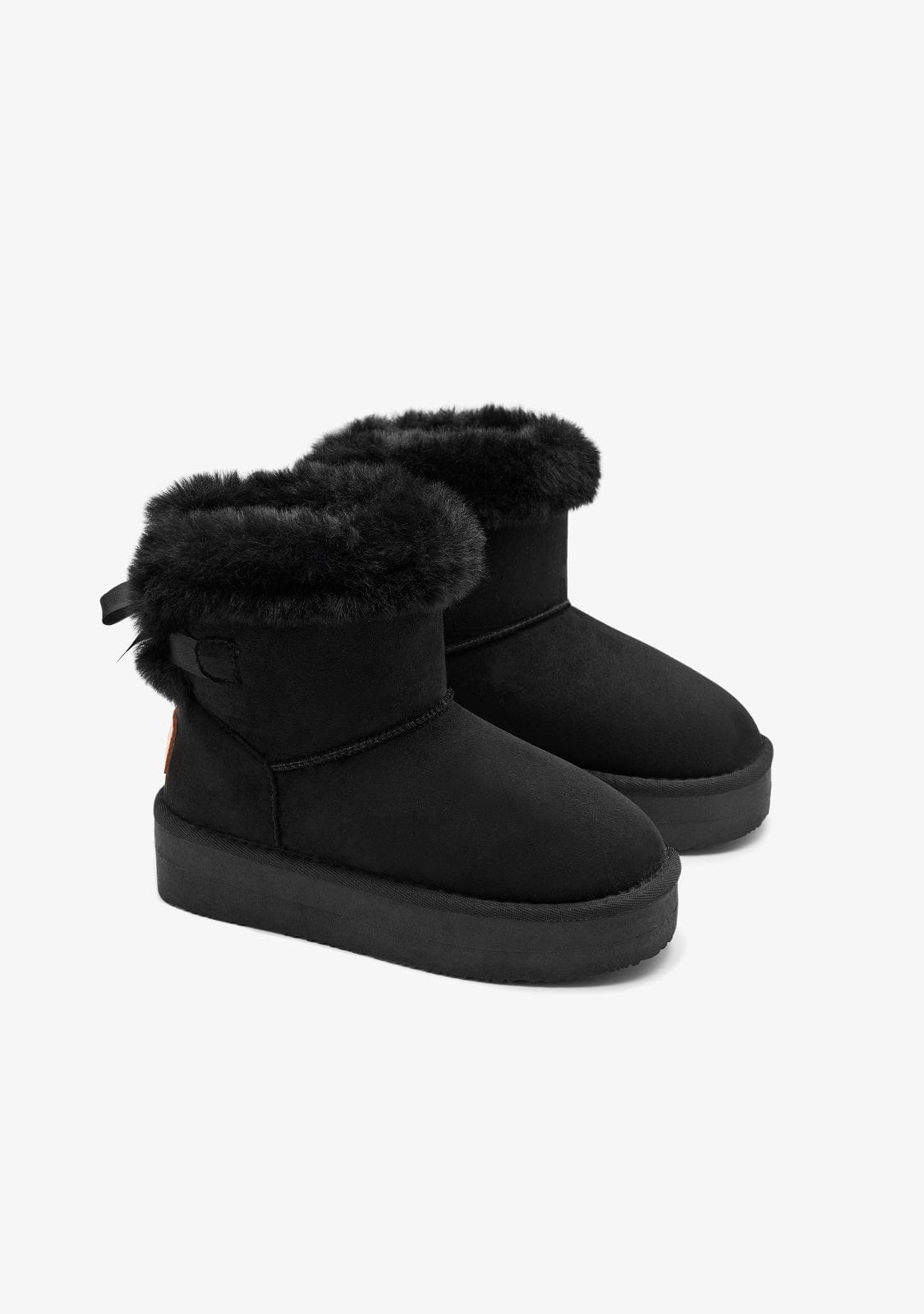 Black Fur Australian Boots Water Repellent