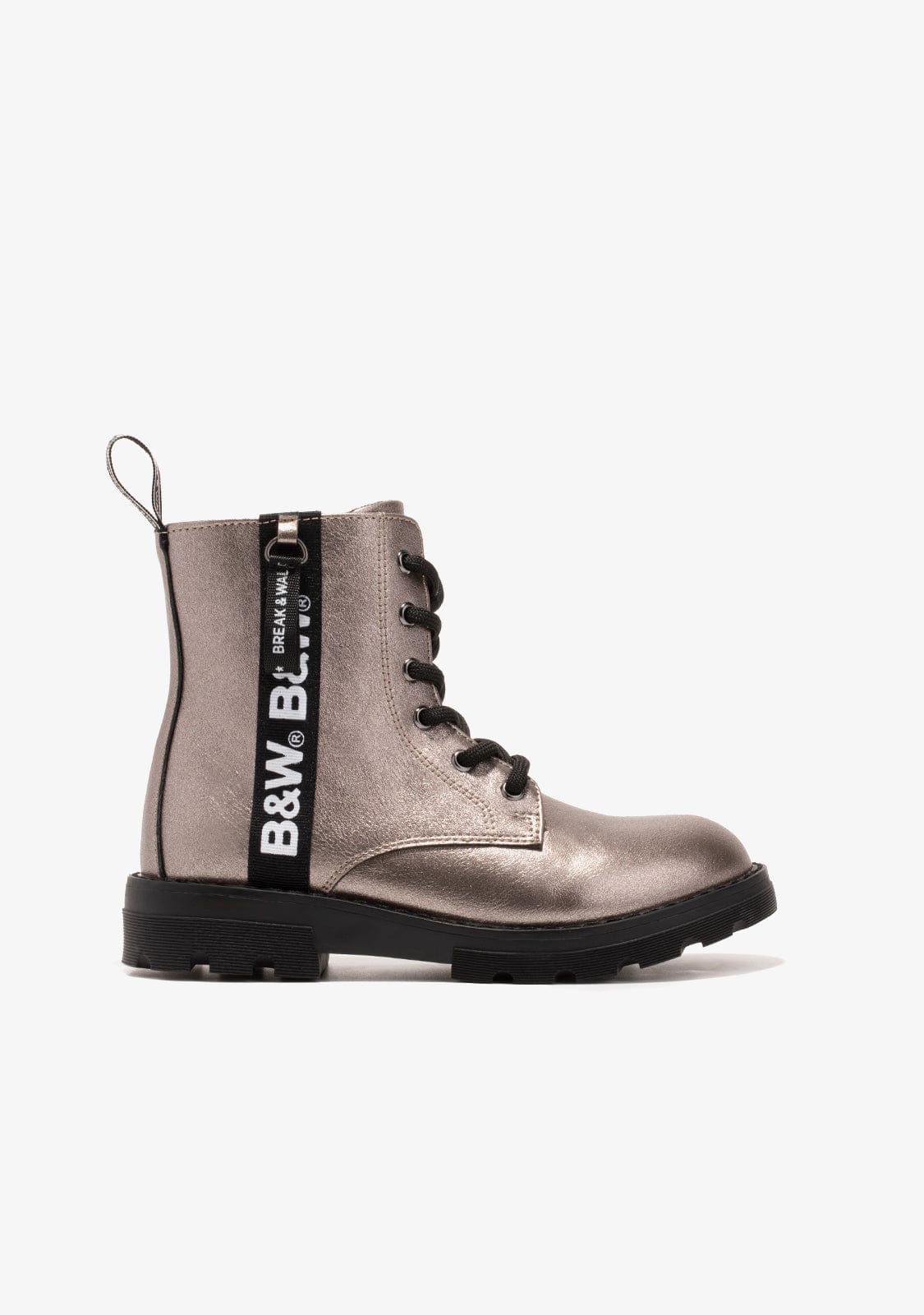Lead Military Logo Boots