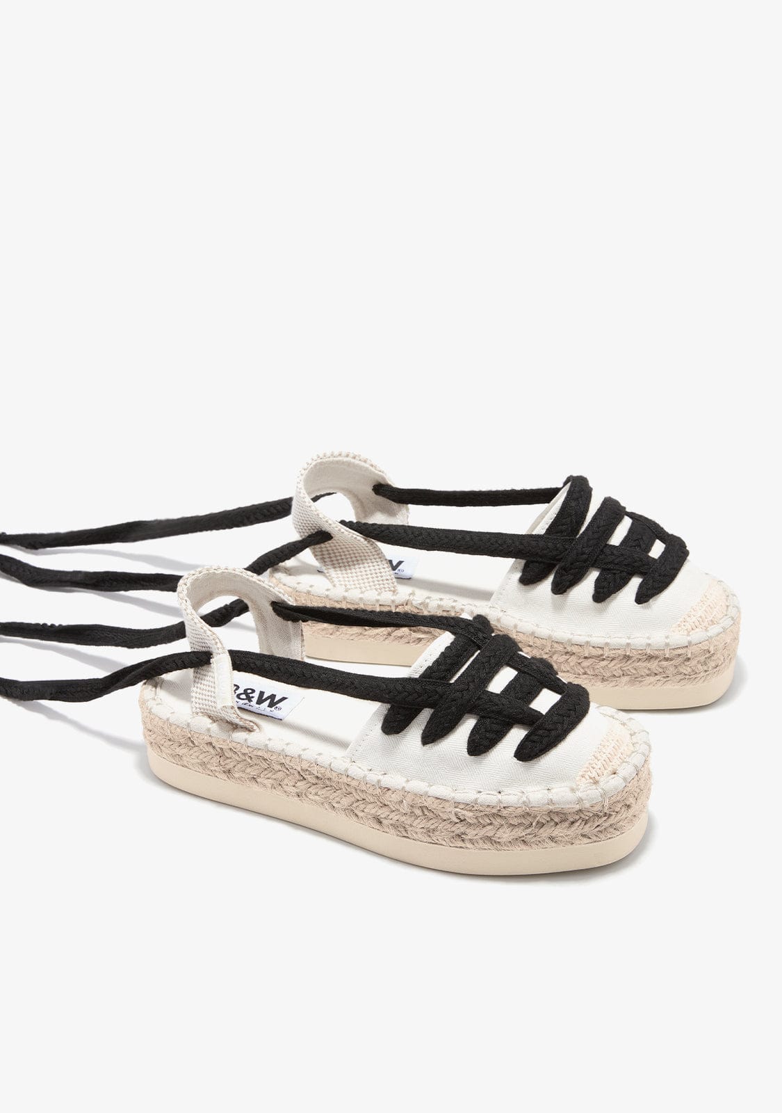 Off White Straps Espadrilles