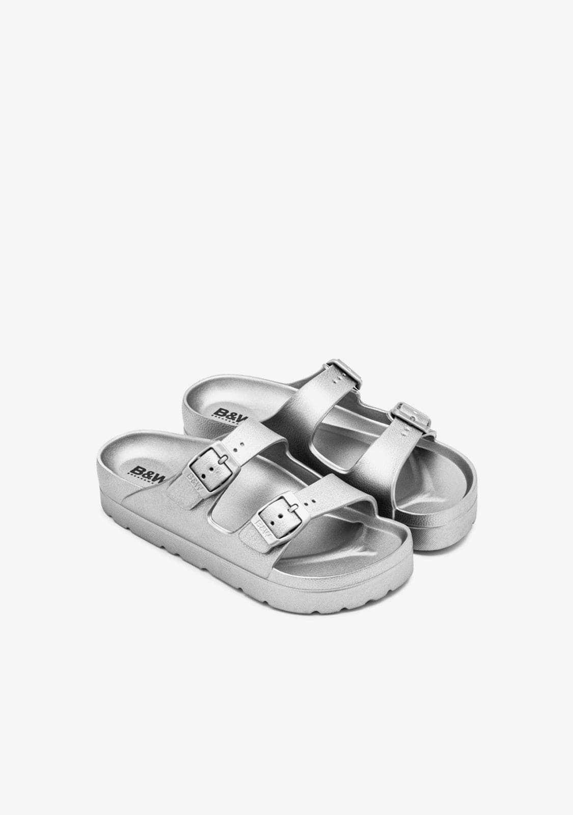 Silver Soft Bio Sandals
