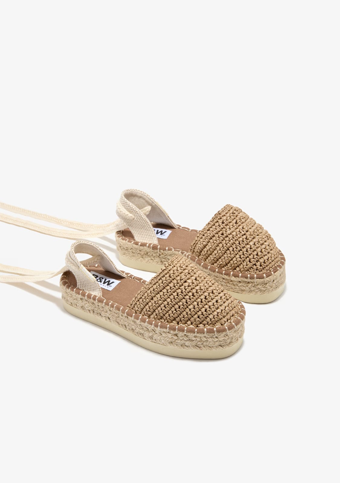 Tan Straps Espadrilles