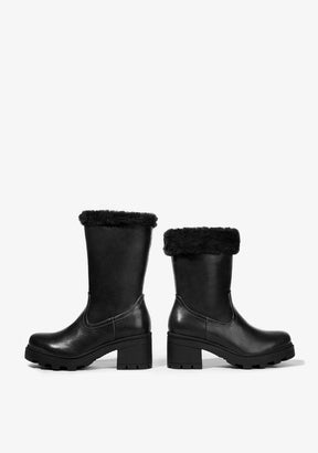 Boots Haute Fur Black