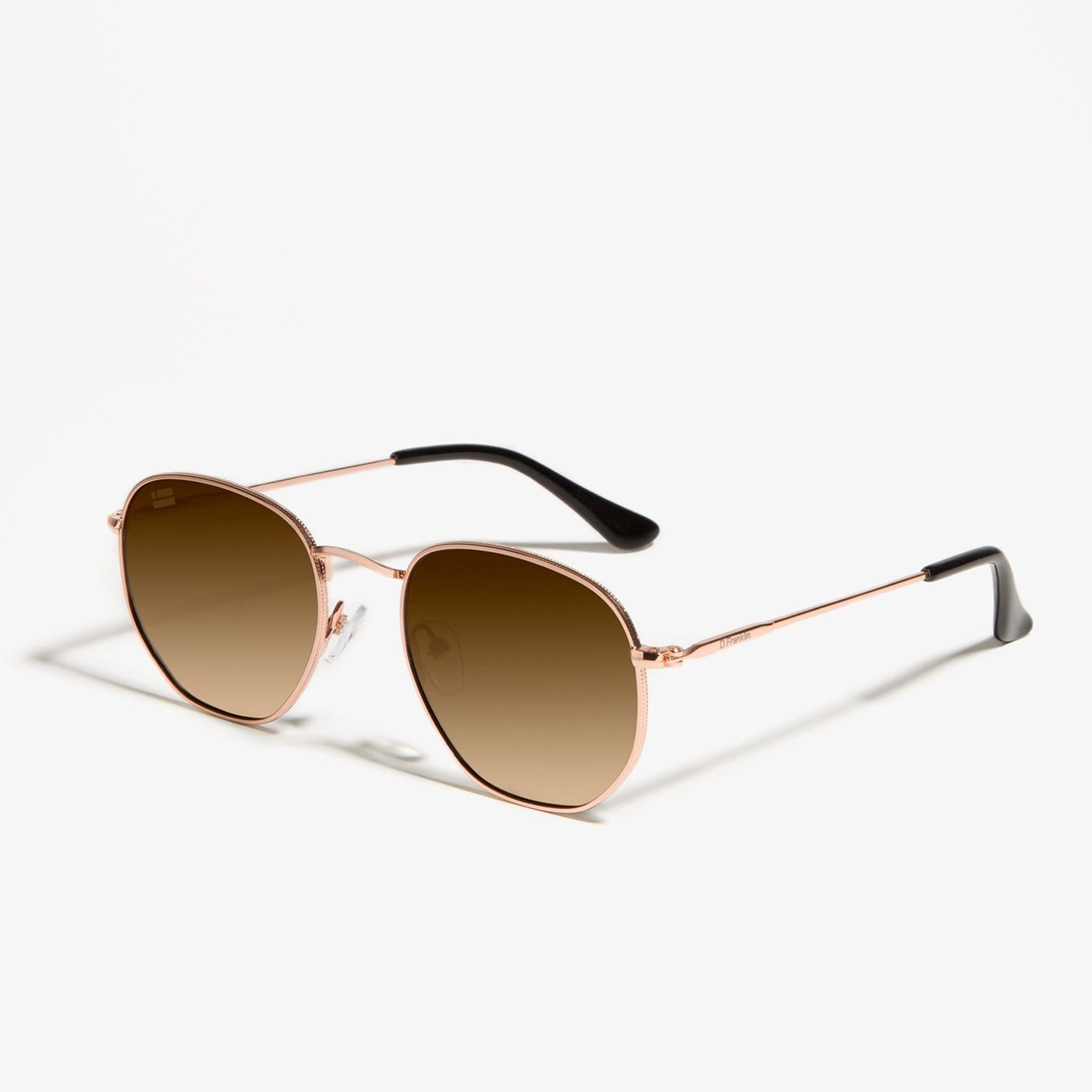 Classic Hexagon Rose Gold / Grad Brown