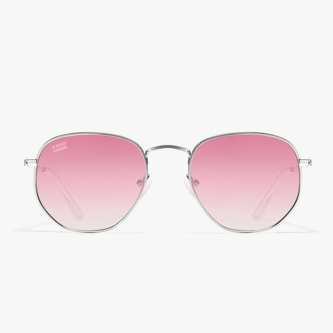 Classic Hexagon Silver / Grad Flash Pink