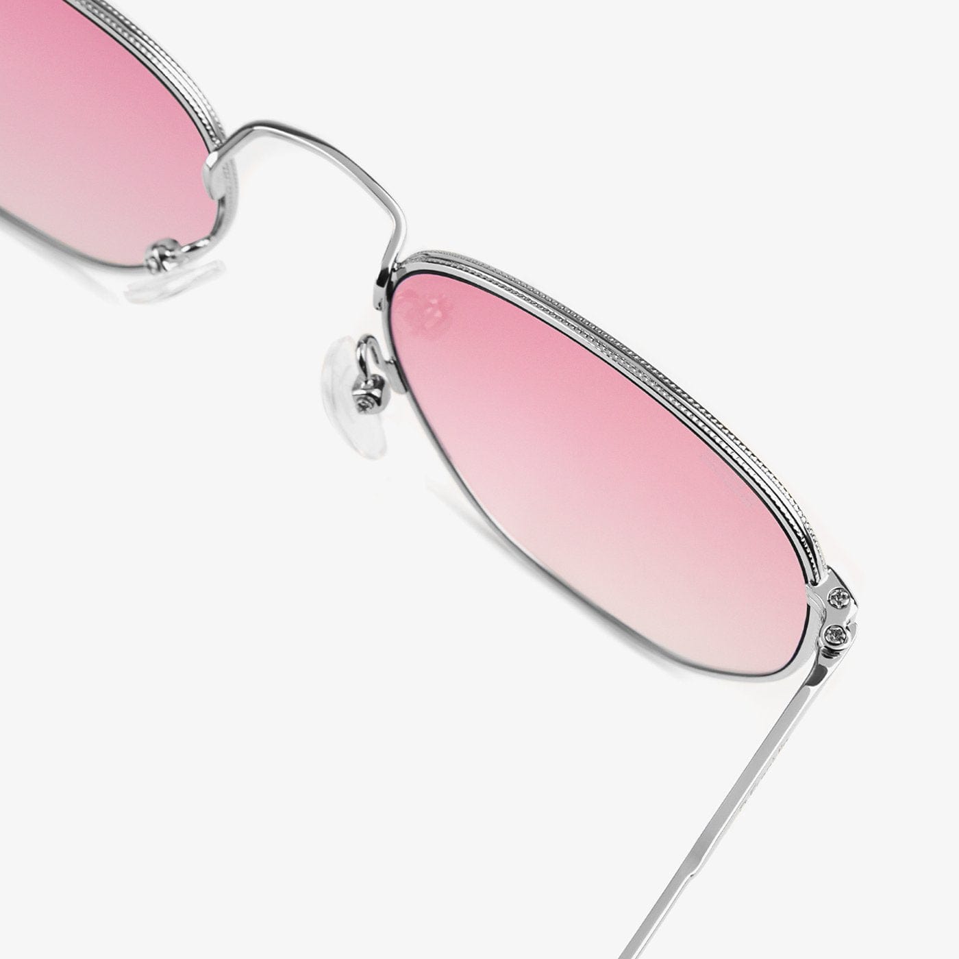 Classic Hexagon Silver / Grad Flash Pink