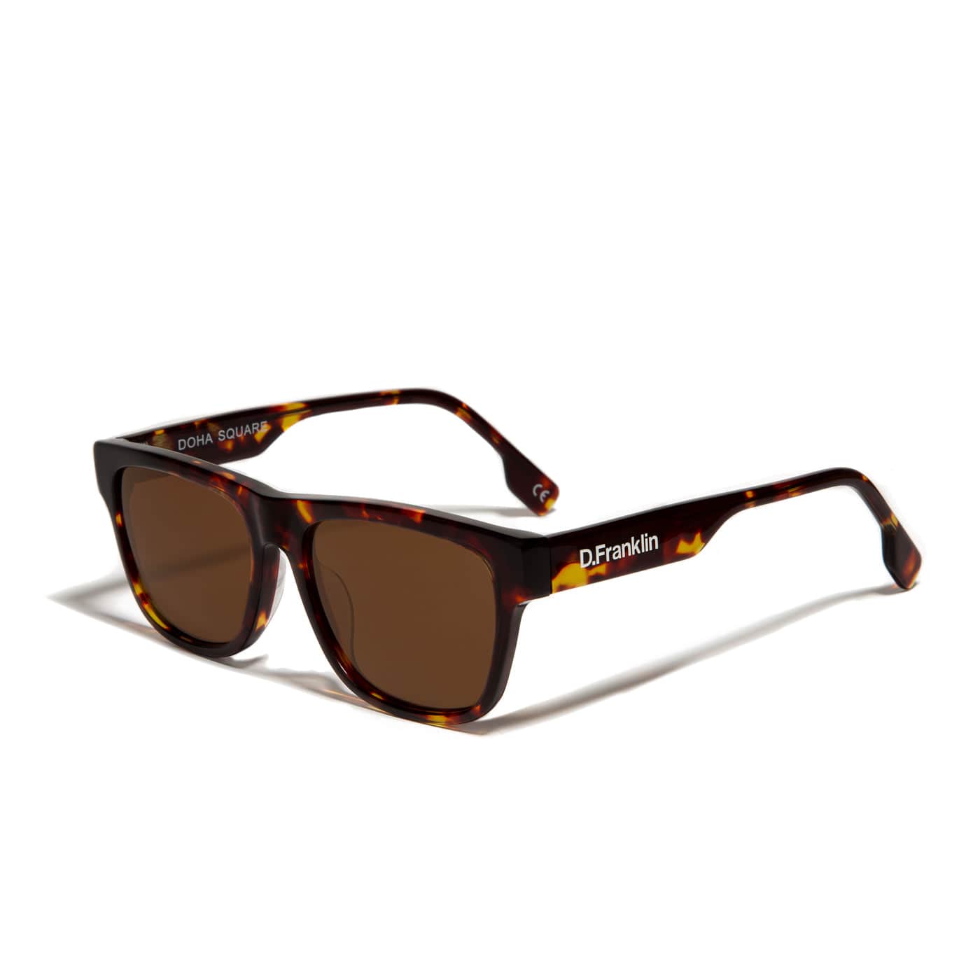 Doha Square Dark Carey / Brown