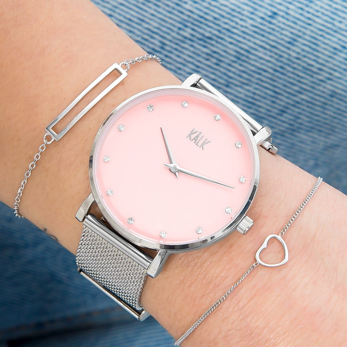 Dreamy Silver / Light Pink Watch