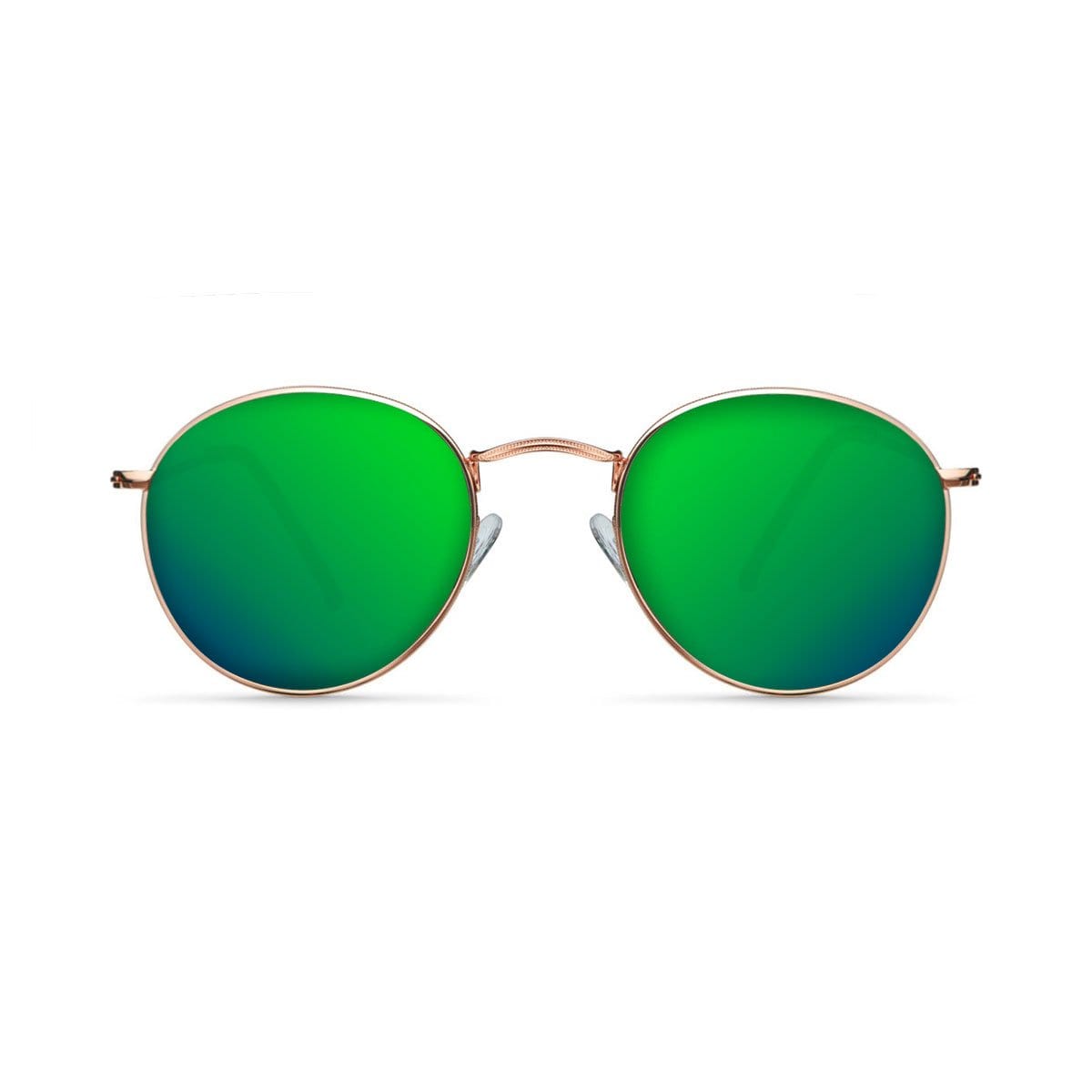 Dumai Rose Gold / Green Sunglasses