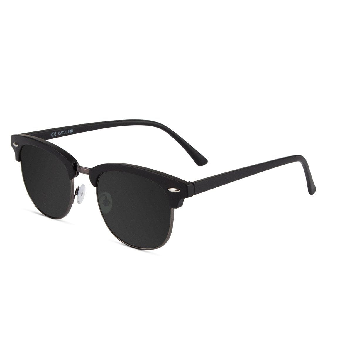 Malaca Matte Black Gun / Smoke Sunglasses