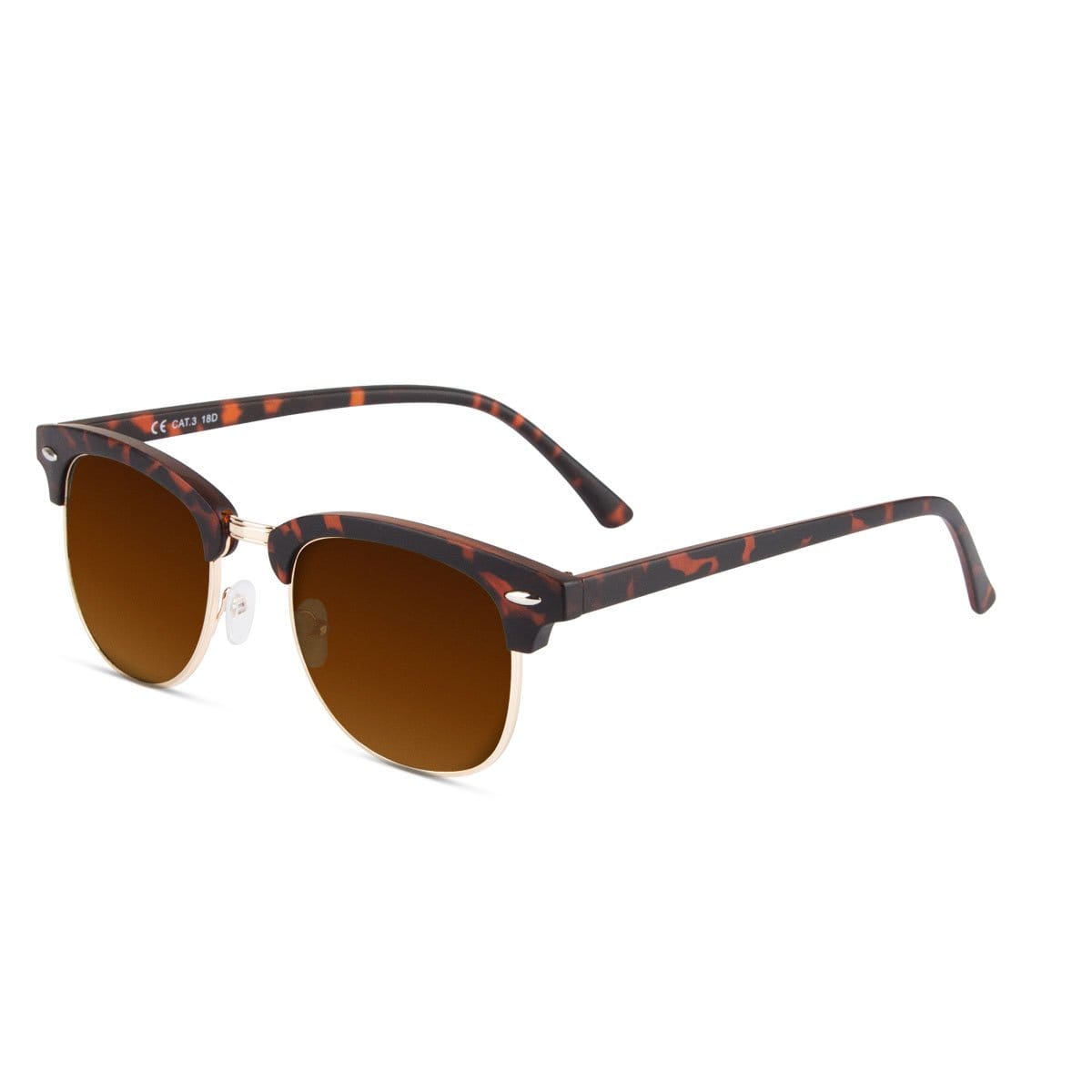 Malaca Matte Carey Gold / Brown Sunglasses