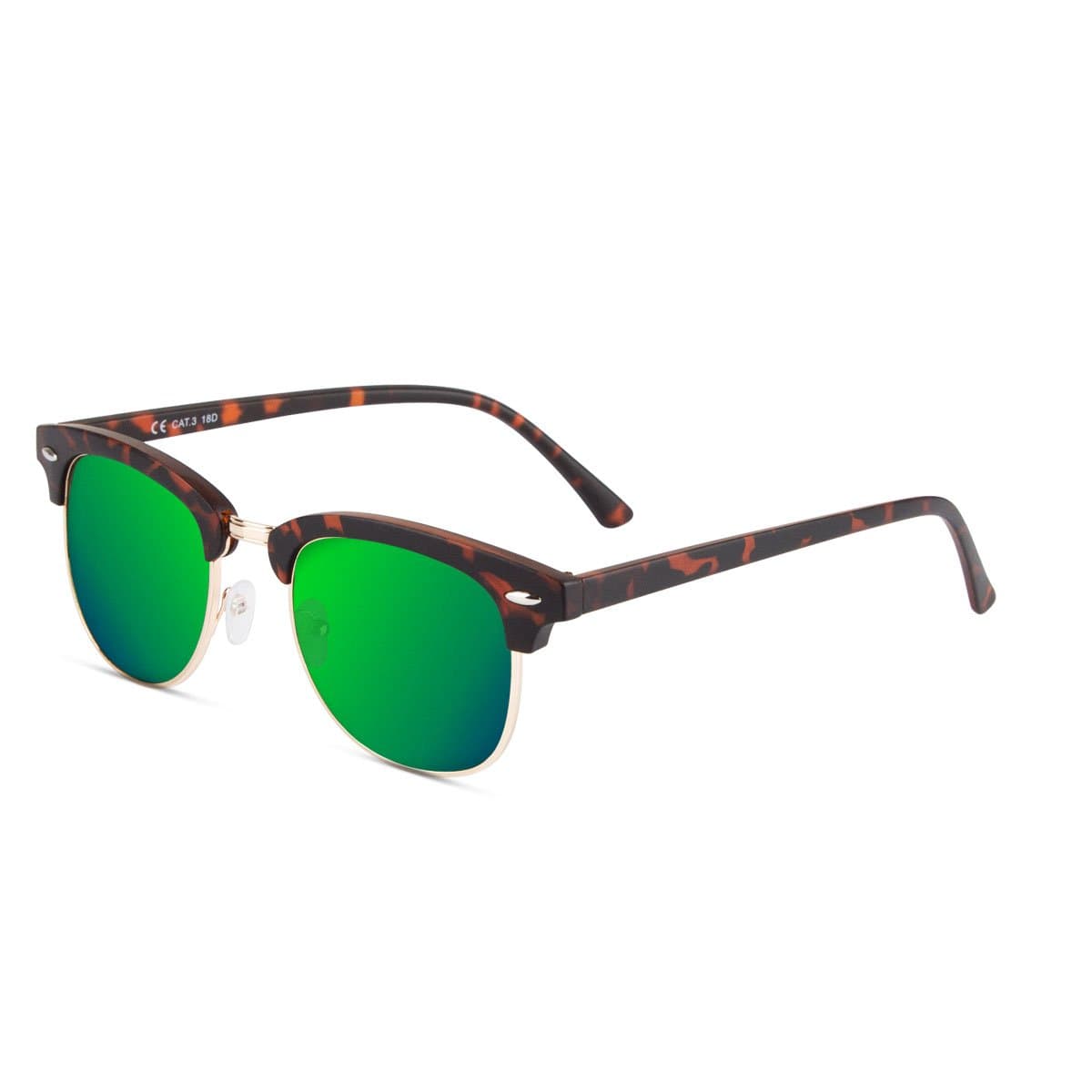 Malaca Matte Carey Gold / Green