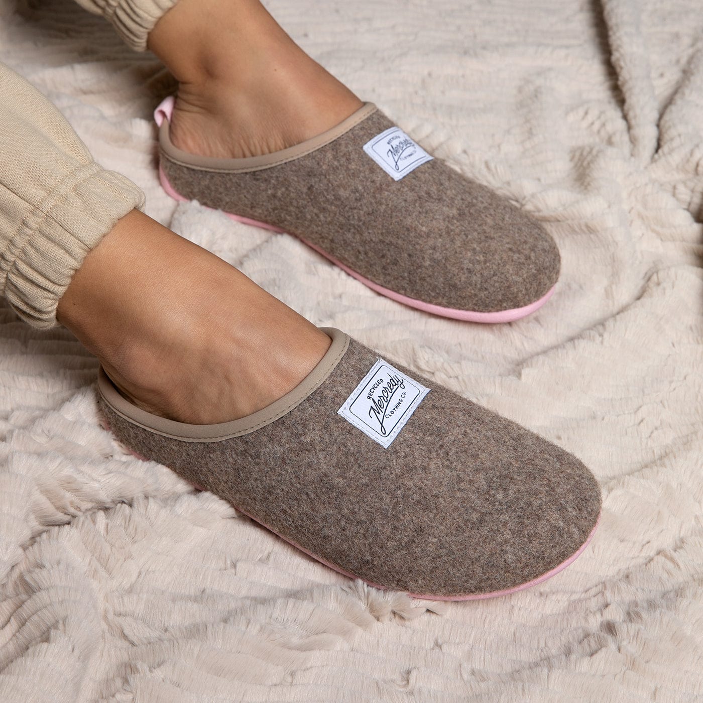 Mercredy Slipper Brown / Pink