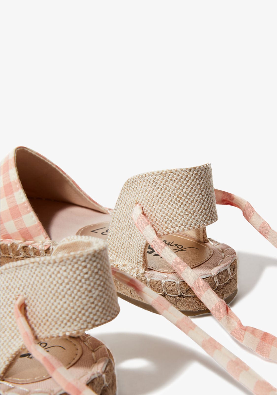 Salmon Vichy Espadrilles