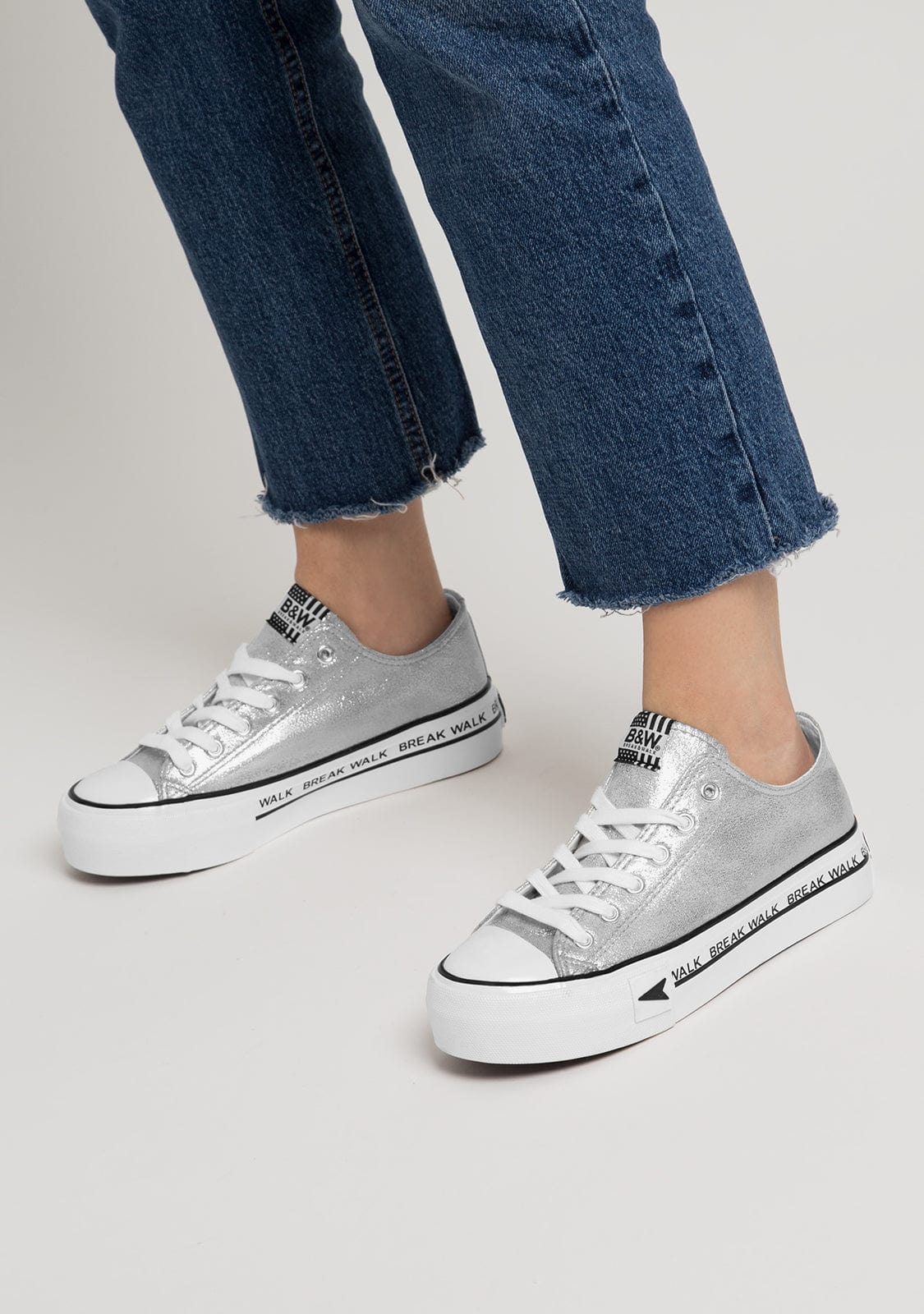Sneakers Bay Platform Silver