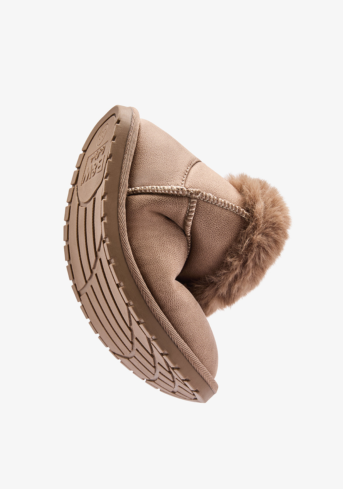Taupe Goflex Low Fur Australian Boots B&W
