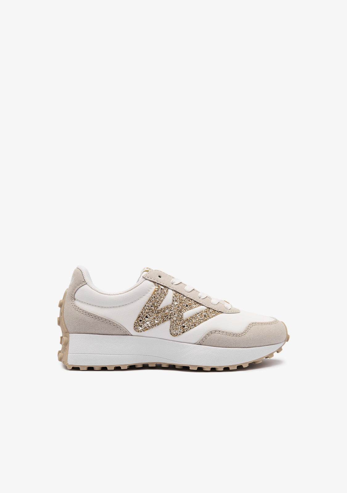 Multi Beige Logo Sneakers