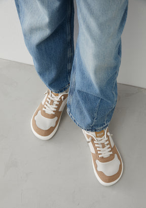 Beige White Barefoot Goflex Sneakers