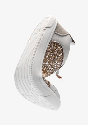 Barefoot Goflex Gold Glitter Sneakers