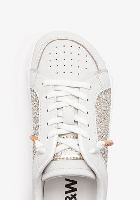 Barefoot Goflex Gold Glitter Sneakers
