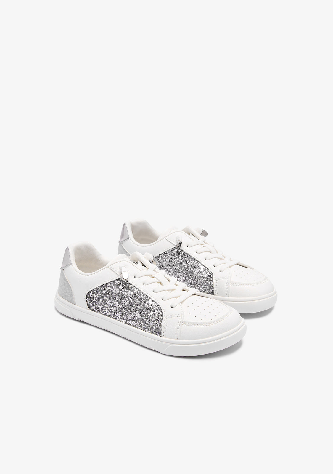 Barefoot Goflex Silver Glitter Sneakers