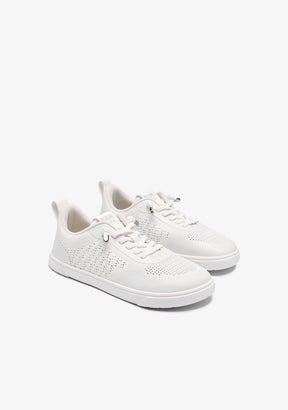 White Embroidery Barefoot Goflex Sneakers
