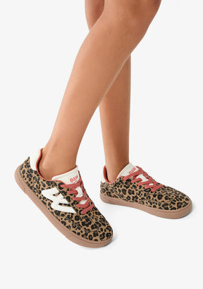 Sneakers Barefoot Print Leopard