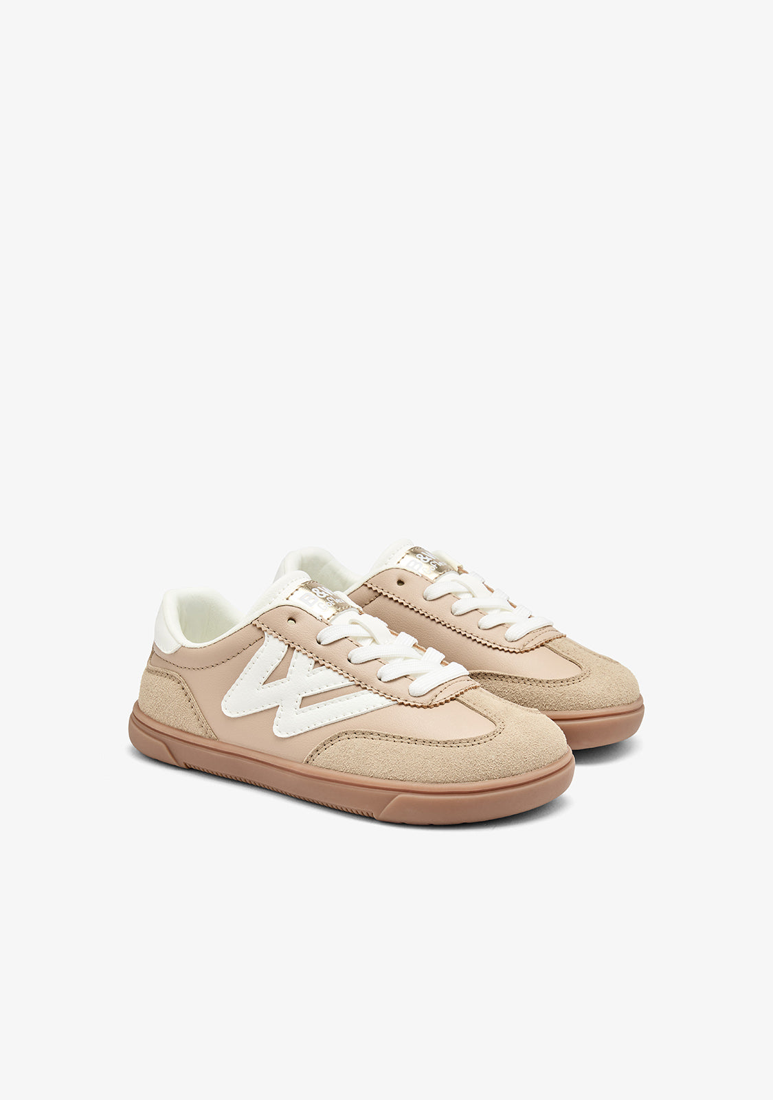 Zapatillas Barefoot Beige Logo