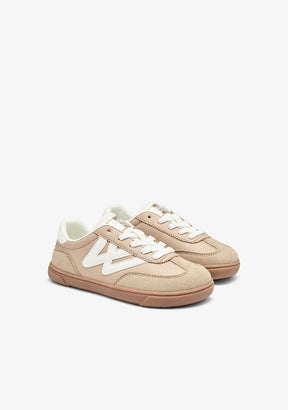Zapatillas Barefoot Beige Logo