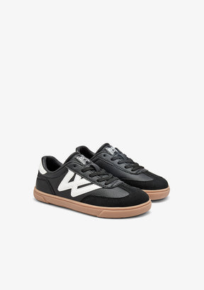 Black Barefoot Trainers with Logo