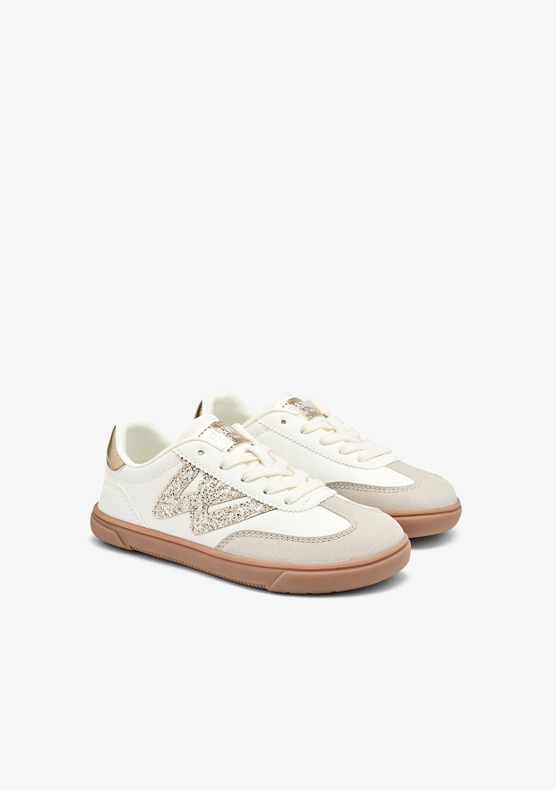 Sneakers Barefoot Glitter White