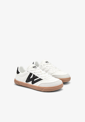 White Barefoot Trainers with Logo
