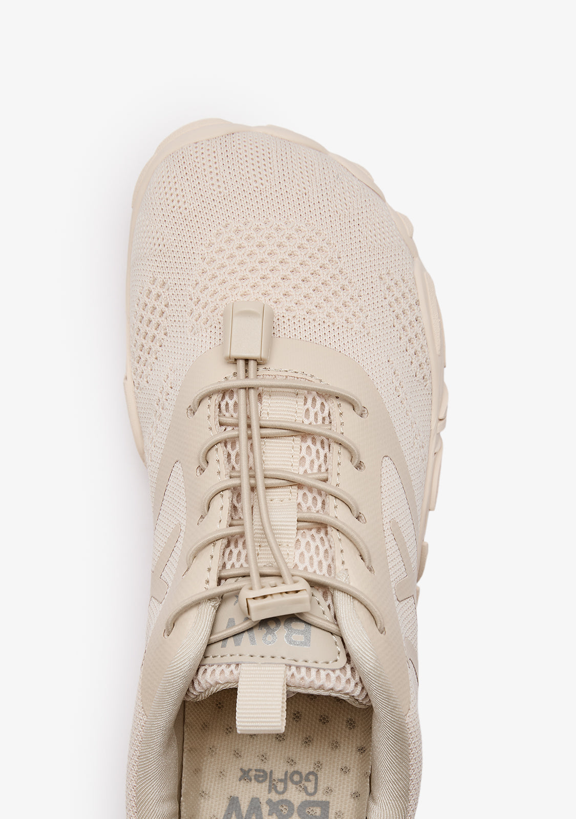 Beige Canvas Barefoot Goflex Sneakers