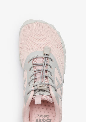 Pink Canvas Barefoot Goflex Sneakers