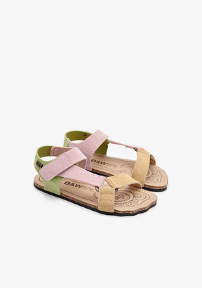 Multi Color Straps Barefoot Goflex Sandals