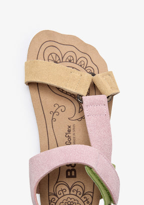 Multi Color Straps Barefoot Goflex Sandals