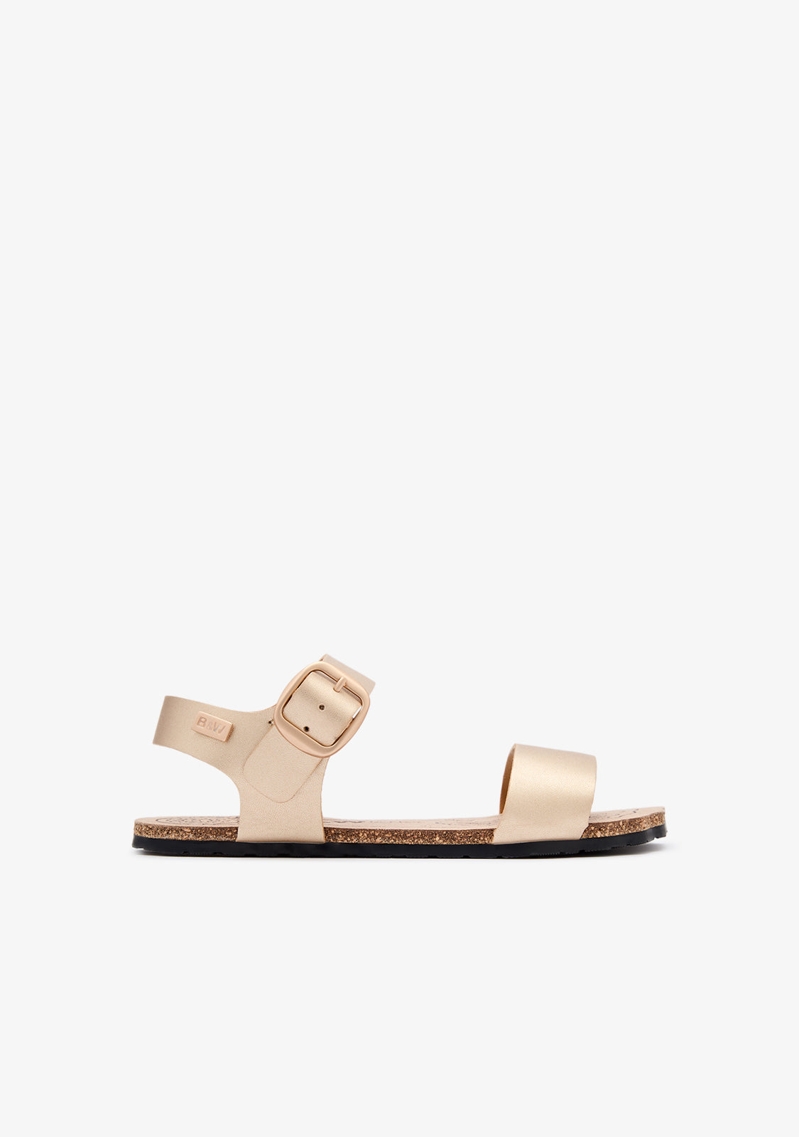 Gold Shine Strap Barefoot Goflex Sandals
