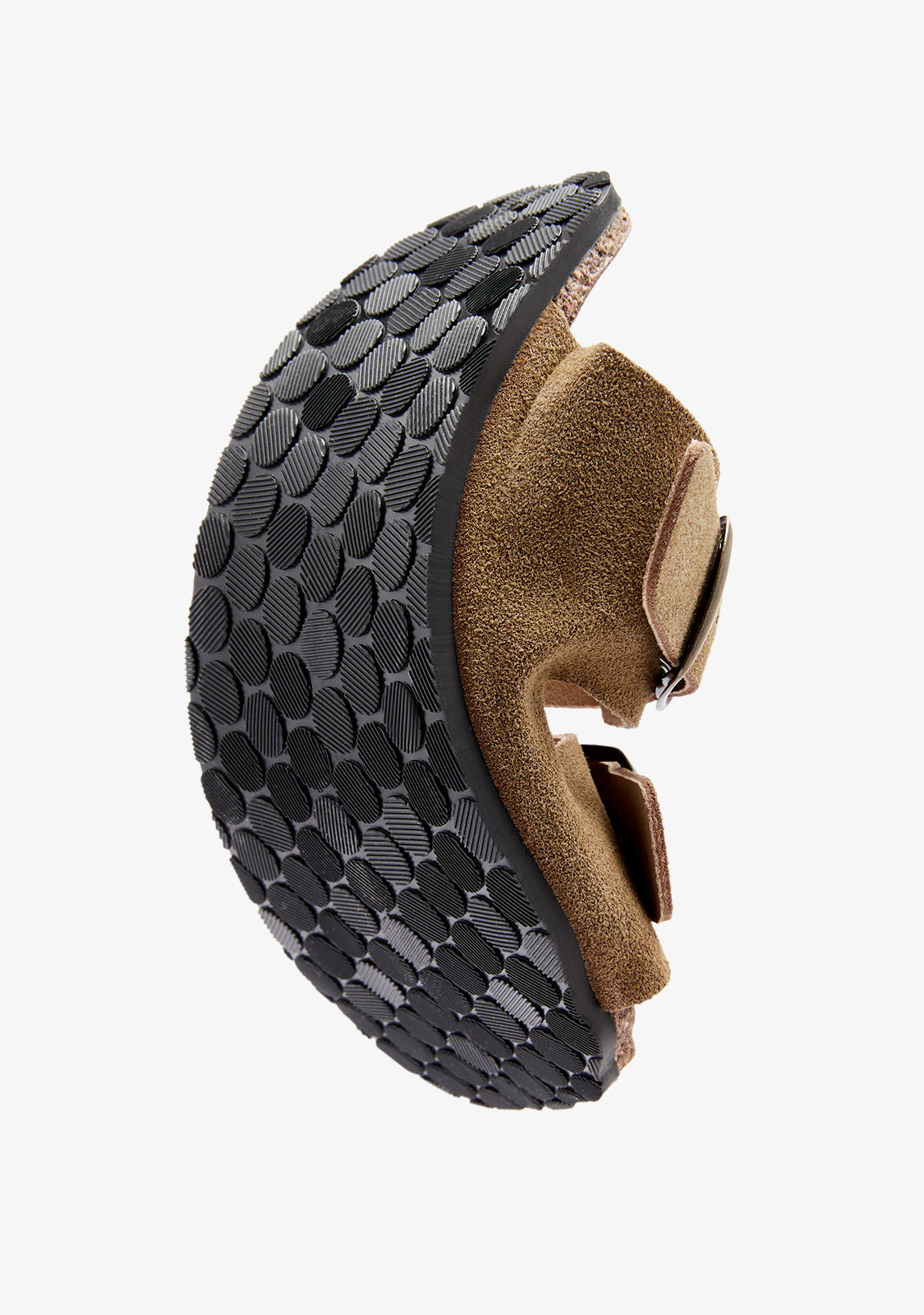 Camel Buckles Barefoot Goflex Sandals