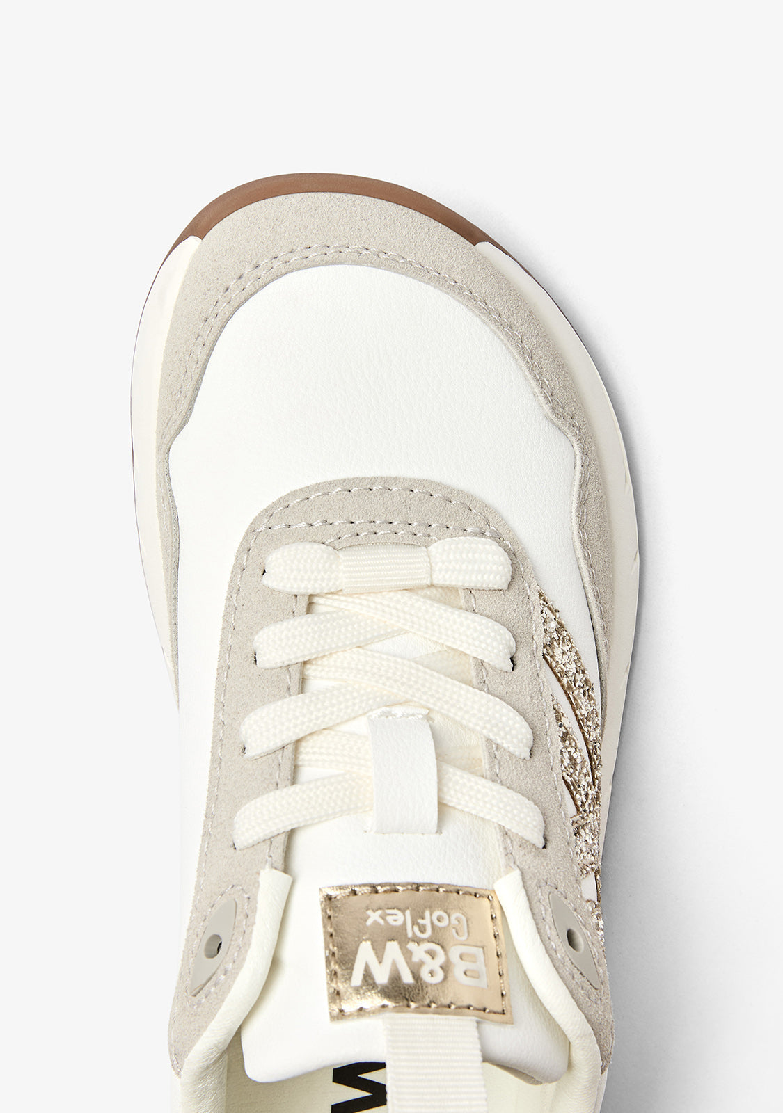 Sneakers Barefoot Glitter Off White