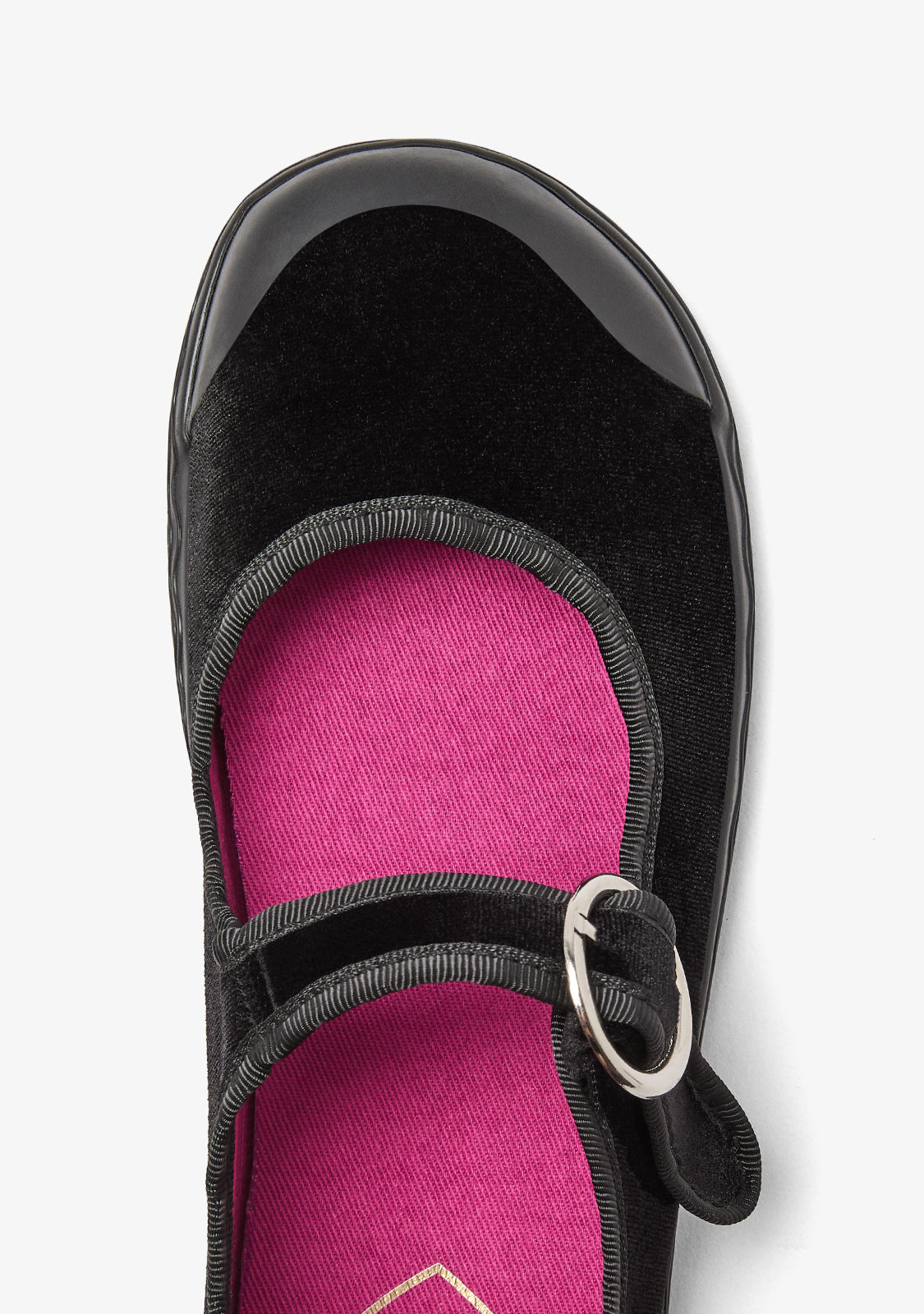 Barefoot Mary Jane Velvet Black