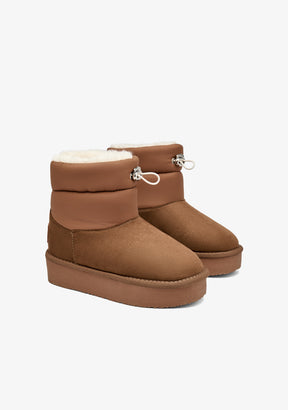 Brown Australian Boots with Drawcord