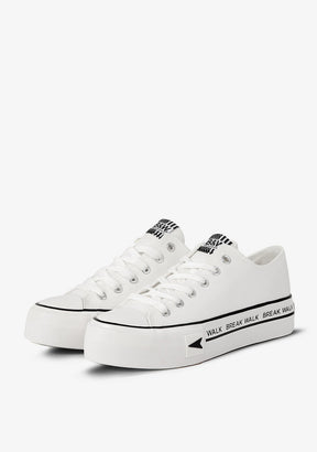 Sneakers Bay Platform White