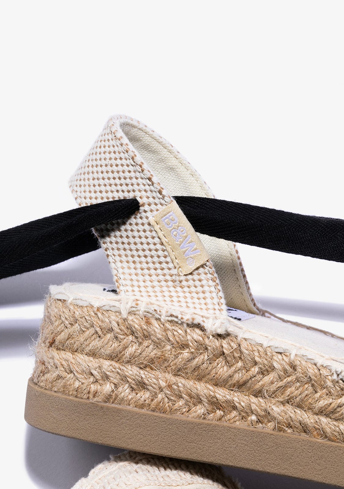 Beige Wedge Espadrilles