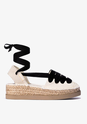 Beige Wedge Espadrilles