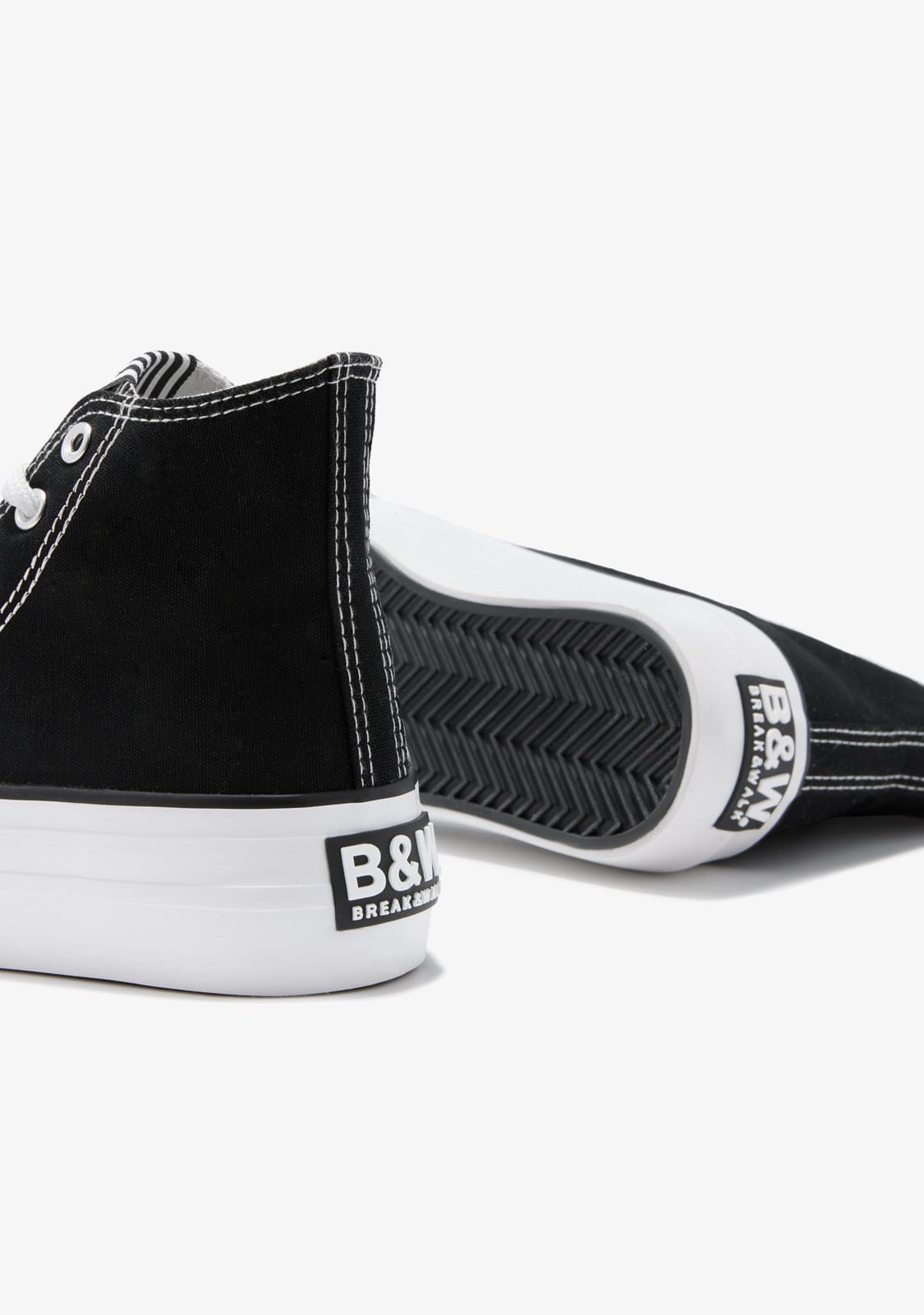 Black Basic High Top Sneakers
