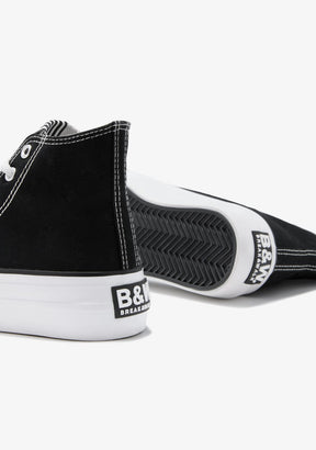 Black Basic High Top Sneakers